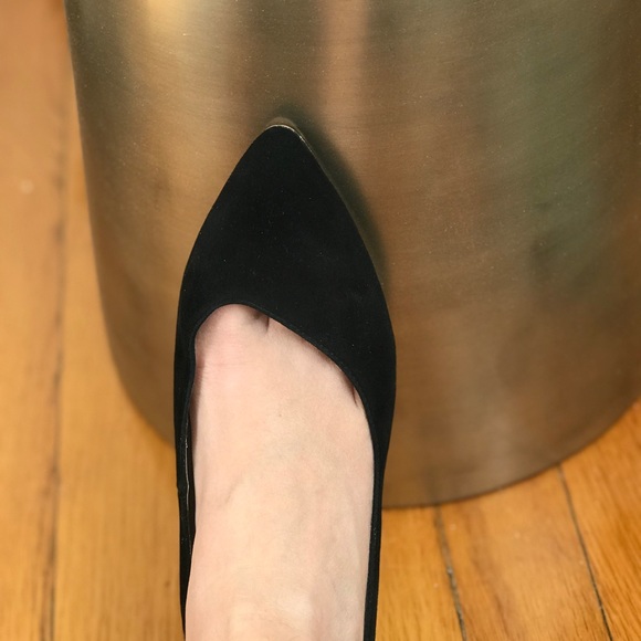 Elche black high heels with asymmetric toe - Picture 4 of 5